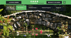 Desktop Screenshot of mckeegarden.org