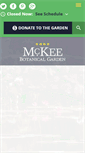 Mobile Screenshot of mckeegarden.org